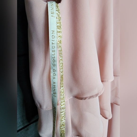 LUXURY Jenny Yoo Charlie Ruffle Bodice Gown - Picture 8 of 9